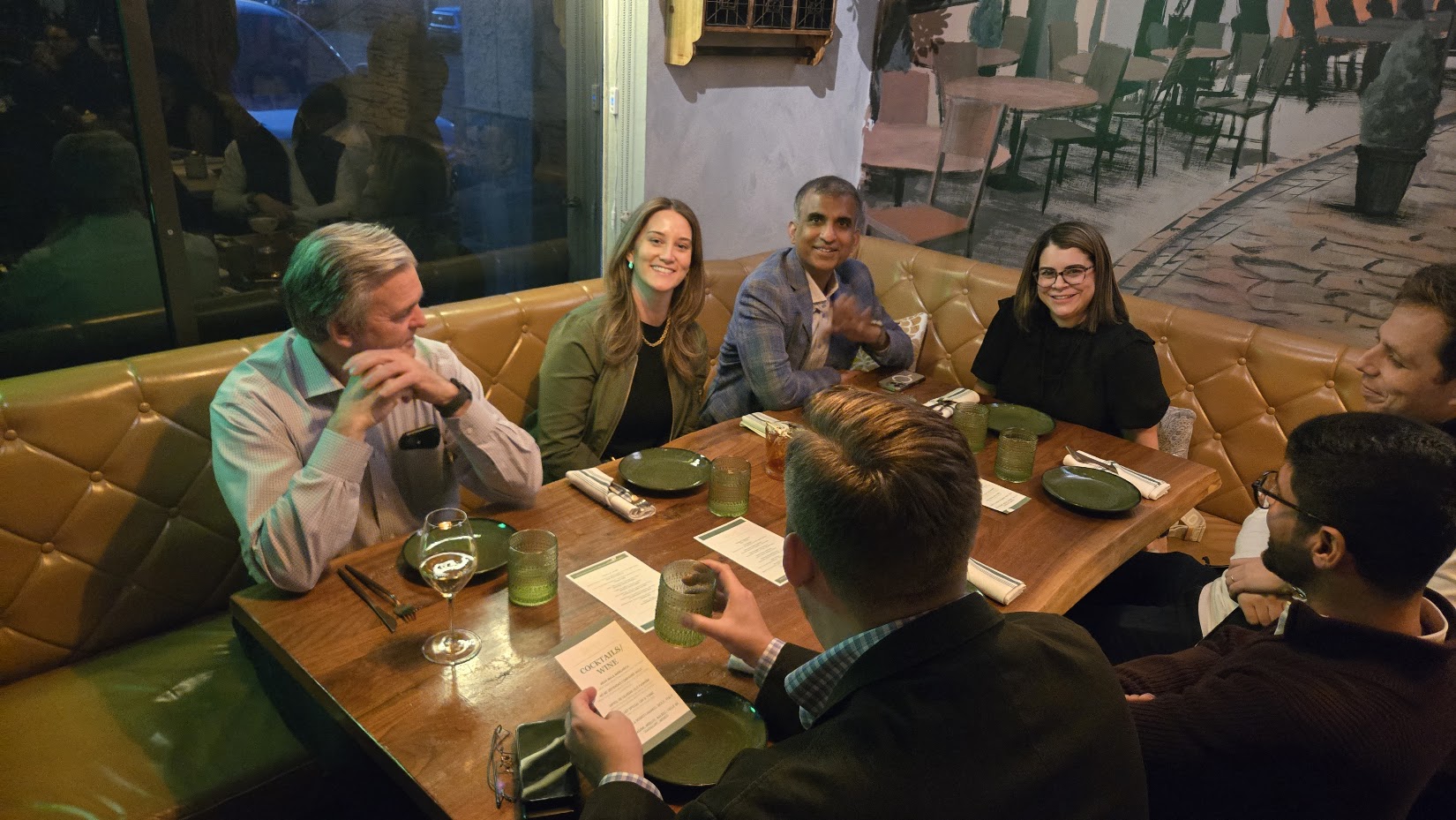 Private restaurant dinner during the Observe.AI Las Vegas leadership event.