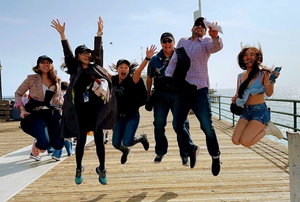 team bonding in the Bay Area